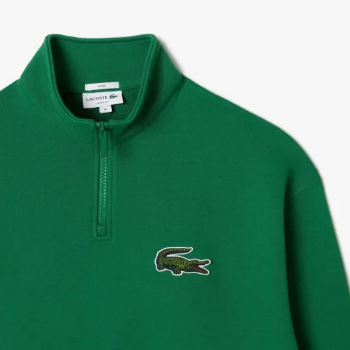 Lacoste Sweatshirts>Unisex Jogger-Sweatshirt Aus Bio-Baumwolle Mit Hohem Kragen Grun Cnq