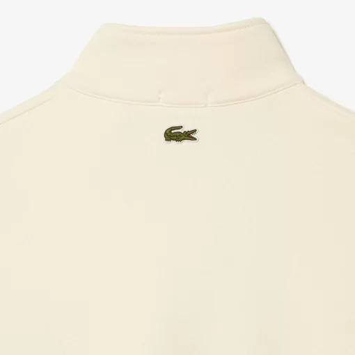 Lacoste Sweatshirts>Unisex Jogger-Sweatshirt Aus Bio-Baumwolle Mit Hohem Kragen Creme Xfj