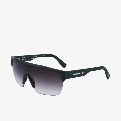 Lacoste Sonnenbrillen>Unisex Active Sonnenbrille Aus Kunststoff Matte Green 301