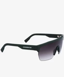 Lacoste Sonnenbrillen>Unisex Active Sonnenbrille Aus Kunststoff Matte Green 301