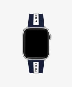 Lacoste Uhren>Unisex Apple Watch-Silikonband In Blau Blau 000