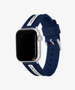 Lacoste Uhren>Unisex Apple Watch-Silikonband In Blau Blau 000