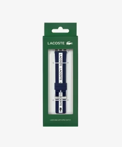 Lacoste Uhren>Unisex Apple Watch-Silikonband In Blau Blau 000