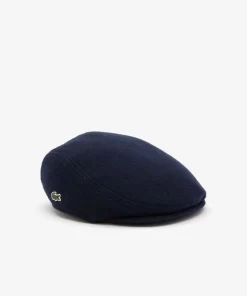 Lacoste Caps & Hüte>Unisex Baskenmutze Mit Wolltextur Navy Blau 166