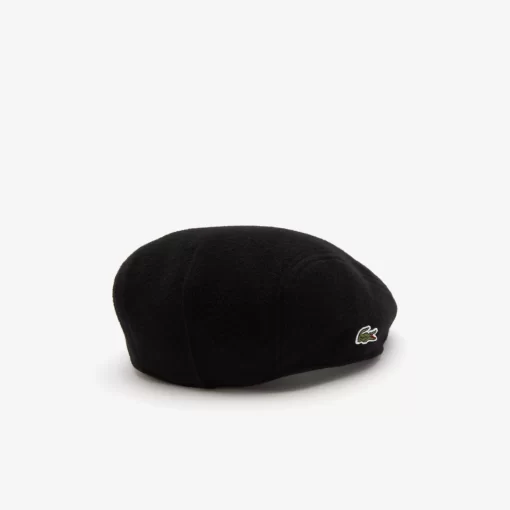 Lacoste Caps & Hüte>Unisex Baskenmutze Mit Wolltextur Schwarz 031