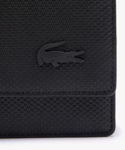 Lacoste Crossbody Taschen>Unisex Chantaco Tasche Mit Klappenverschluss Aus Kalbsleder Black 000