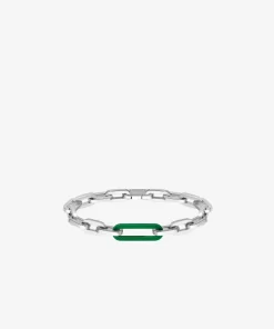 Lacoste Schmuck>Unisex Ensemble Armband Silver And Green 041