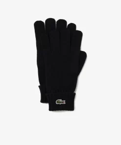 Lacoste Schals & Tucher>Unisex Handschuhe Aus Wolljersey Schwarz 031