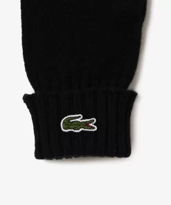 Lacoste Schals & Tucher>Unisex Handschuhe Aus Wolljersey Schwarz 031