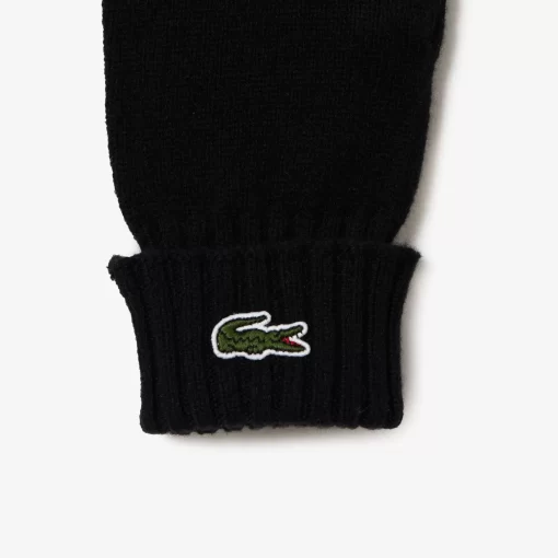 Lacoste Schals & Tucher>Unisex Handschuhe Aus Wolljersey Schwarz 031