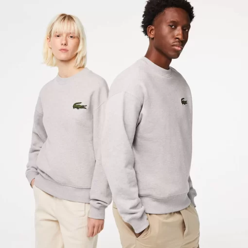 Lacoste Sweatshirts>Unisex Jogger-Sweatshirt Mit Krokodil-Aufnaher Heidekraut Grau Cca