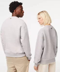 Lacoste Sweatshirts>Unisex Jogger-Sweatshirt Mit Krokodil-Aufnaher Heidekraut Grau Cca