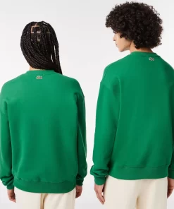 Lacoste Sweatshirts>Unisex Jogger-Sweatshirt Mit Krokodil-Aufnaher Grun Cnq