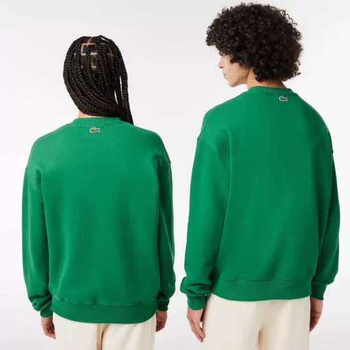 Lacoste Sweatshirts>Unisex Jogger-Sweatshirt Mit Krokodil-Aufnaher Grun Cnq