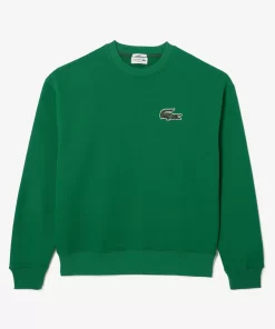 Lacoste Sweatshirts>Unisex Jogger-Sweatshirt Mit Krokodil-Aufnaher Grun Cnq