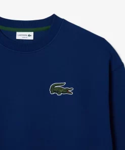 Lacoste Sweatshirts>Unisex Jogger-Sweatshirt Mit Krokodil-Aufnaher Navy Blau F9F