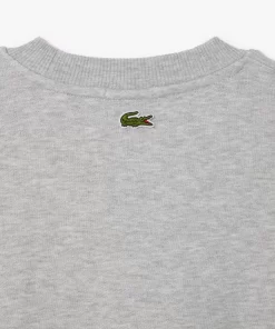 Lacoste Sweatshirts>Unisex Jogger-Sweatshirt Mit Krokodil-Aufnaher Heidekraut Grau Cca