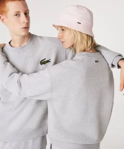 Lacoste Sweatshirts>Unisex Jogger-Sweatshirt Mit Krokodil-Aufnaher Heidekraut Grau Cca