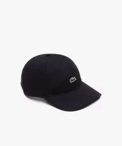 Lacoste Caps & Hüte>Unisex Kappe Aus Bio-Baumwolltwill Schwarz 031