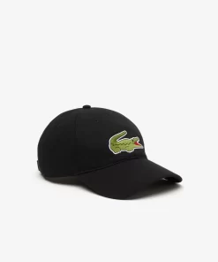 Lacoste Caps & Hüte>Unisex Kappe Aus Bio-Baumwolltwill Schwarz 031