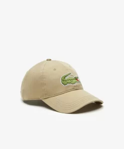 Lacoste Caps & Hüte>Unisex Kappe Aus Bio-Baumwolltwill Beige Cb8