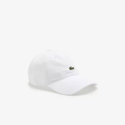 Lacoste Caps & Hüte>Unisex Kappe Aus Bio-Baumwolltwill Weis 001