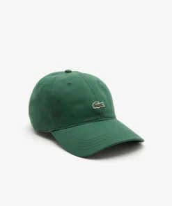 Lacoste Caps & Hüte>Unisex Kappe Aus Bio-Baumwolltwill Grun 132