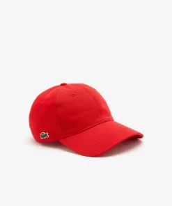 Lacoste Caps & Hüte>Unisex Kappe Aus Bio-Baumwolltwill Rot 240