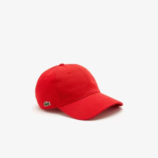 Lacoste Caps & Hüte>Unisex Kappe Aus Bio-Baumwolltwill Rot 240