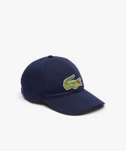 Lacoste Caps & Hüte>Unisex Kappe Aus Bio-Baumwolltwill Navy Blau 166