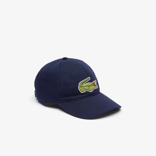 Lacoste Caps & Hüte>Unisex Kappe Aus Bio-Baumwolltwill Navy Blau 166