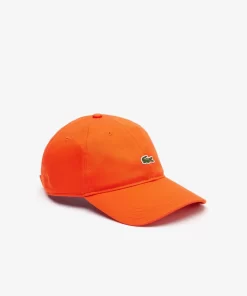 Lacoste Caps & Hüte>Unisex Kappe Aus Bio-Baumwolltwill Orange Sji