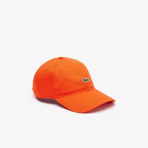 Lacoste Caps & Hüte>Unisex Kappe Aus Bio-Baumwolltwill Orange Sji