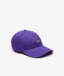 Lacoste Caps & Hüte>Unisex Kappe Aus Bio-Baumwolltwill Lila Sni