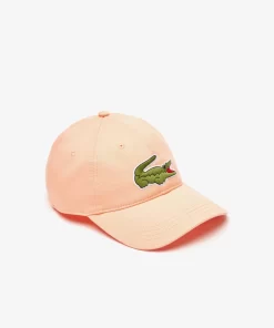 Lacoste Caps & Hüte>Unisex Kappe Aus Bio-Baumwolltwill Hell Orange Heb