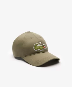 Lacoste Caps & Hüte>Unisex Kappe Aus Bio-Baumwolltwill Khaki Grun 316