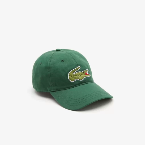 Lacoste Caps & Hüte>Unisex Kappe Aus Bio-Baumwolltwill Grun 132