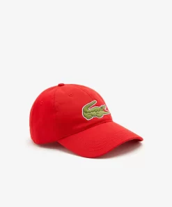 Lacoste Caps & Hüte>Unisex Kappe Aus Bio-Baumwolltwill Rot 240