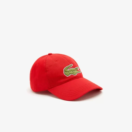 Lacoste Caps & Hüte>Unisex Kappe Aus Bio-Baumwolltwill Rot 240