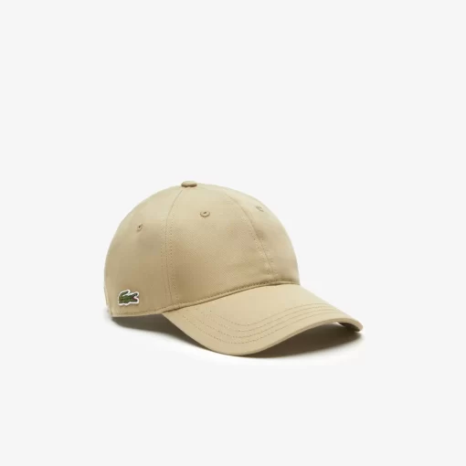 Lacoste Caps & Hüte>Unisex Kappe Aus Bio-Baumwolltwill Beige Cb8