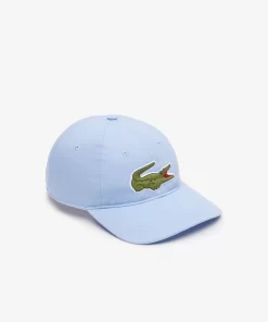 Lacoste Caps & Hüte>Unisex Kappe Aus Bio-Baumwolltwill Pastellblau Hbp