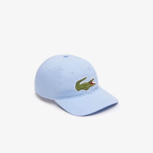 Lacoste Caps & Hüte>Unisex Kappe Aus Bio-Baumwolltwill Pastellblau Hbp