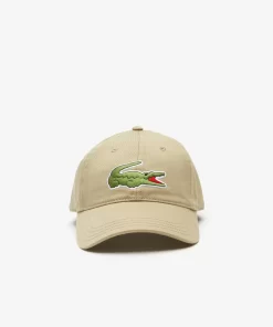 Lacoste Caps & Hüte>Unisex Kappe Aus Bio-Baumwolltwill Beige Cb8