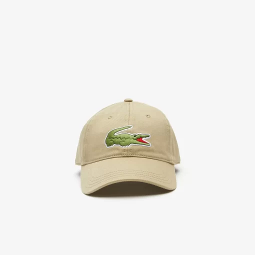 Lacoste Caps & Hüte>Unisex Kappe Aus Bio-Baumwolltwill Beige Cb8