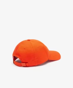 Lacoste Caps & Hüte>Unisex Kappe Aus Bio-Baumwolltwill Orange Sji