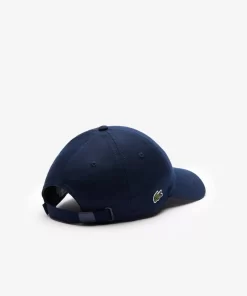 Lacoste Caps & Hüte>Unisex Kappe Aus Bio-Baumwolltwill Navy Blau 166