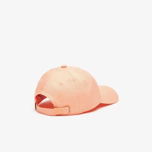 Lacoste Caps & Hüte>Unisex Kappe Aus Bio-Baumwolltwill Hell Orange Heb