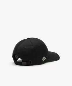 Lacoste Caps & Hüte>Unisex Kappe Aus Bio-Baumwolltwill Schwarz 031