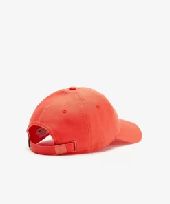 Lacoste Caps & Hüte>Unisex Kappe Aus Bio-Baumwolltwill Orange 02K