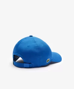 Lacoste Caps & Hüte>Unisex Kappe Aus Bio-Baumwolltwill Blau Ixw